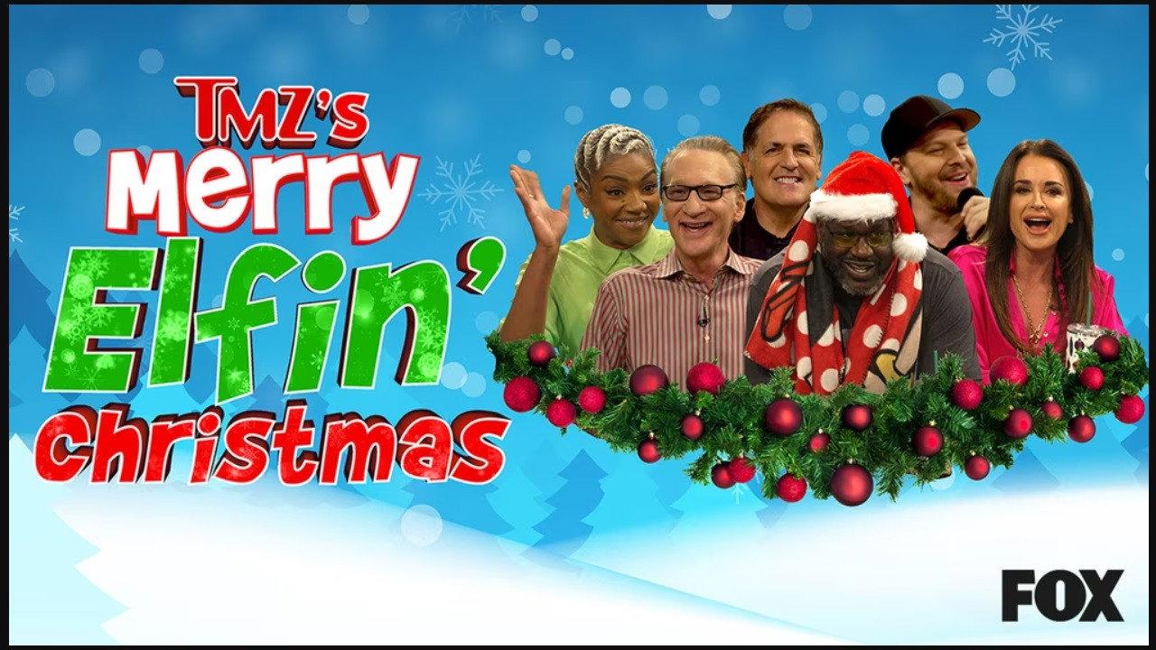 TMZ's Merry Elfin' Christmas 2023 movie scene