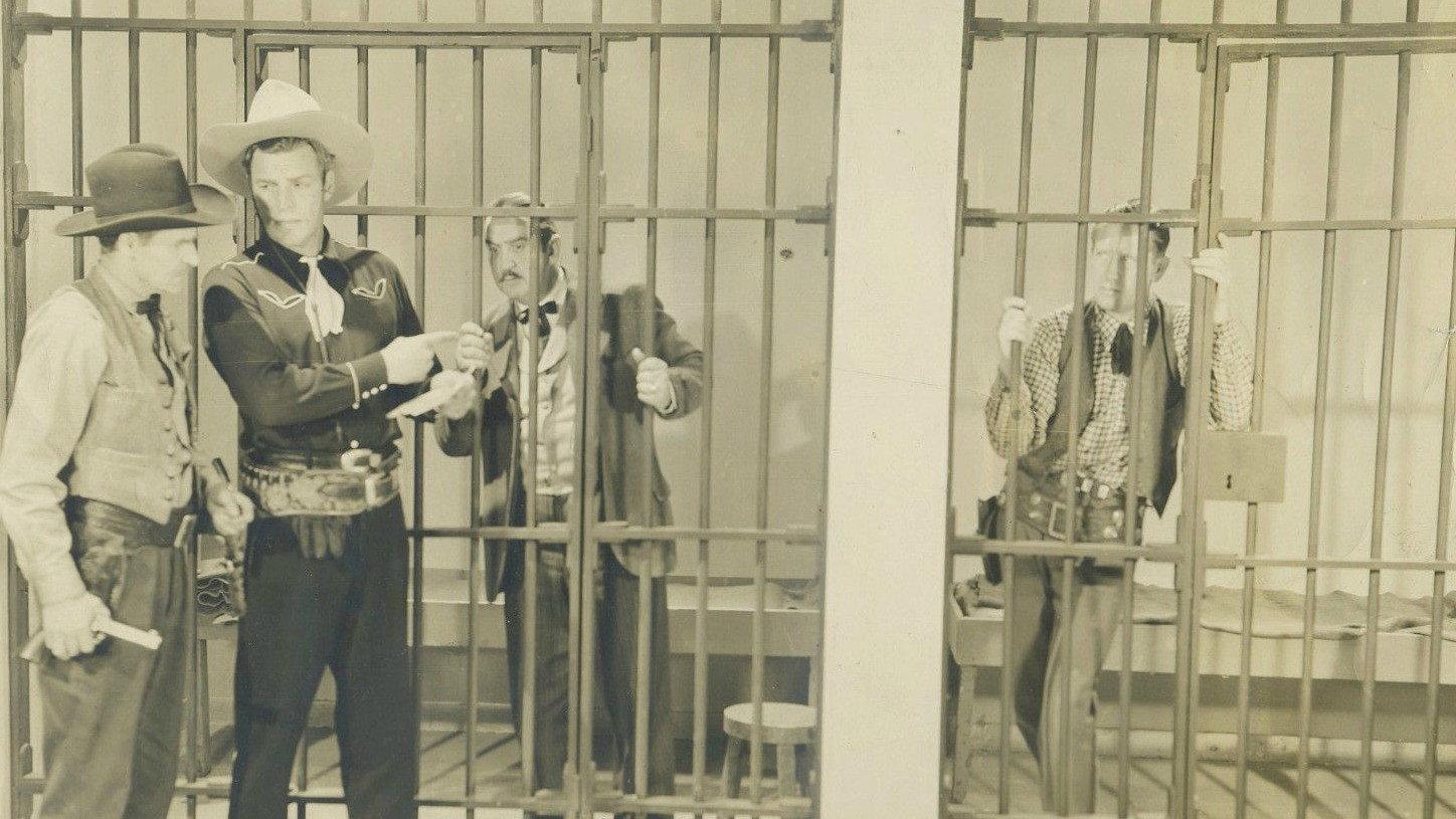 Thundering Gun Slingers 1944 movie scene