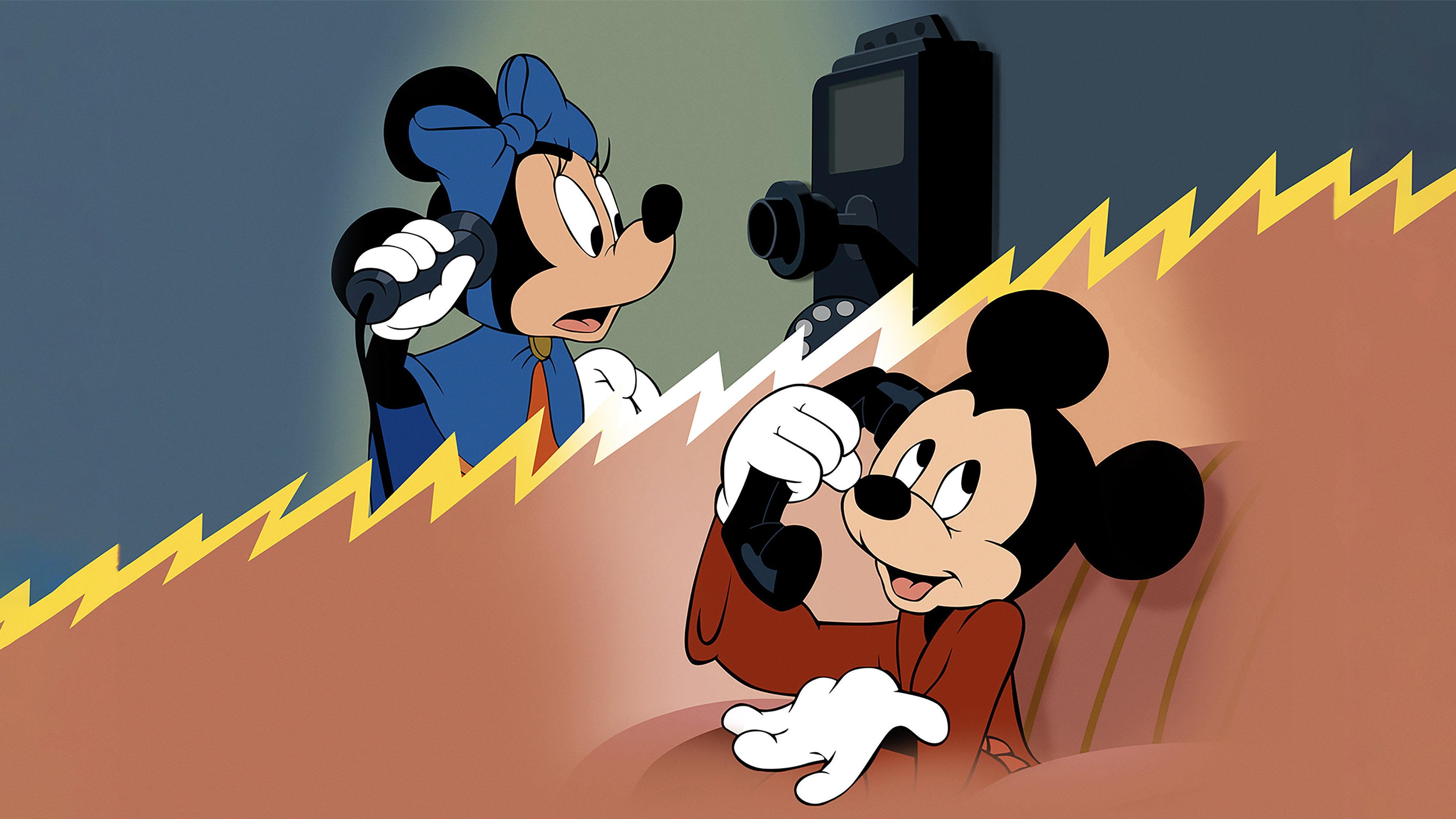 Mickey's Delayed Date 1947 movie scene