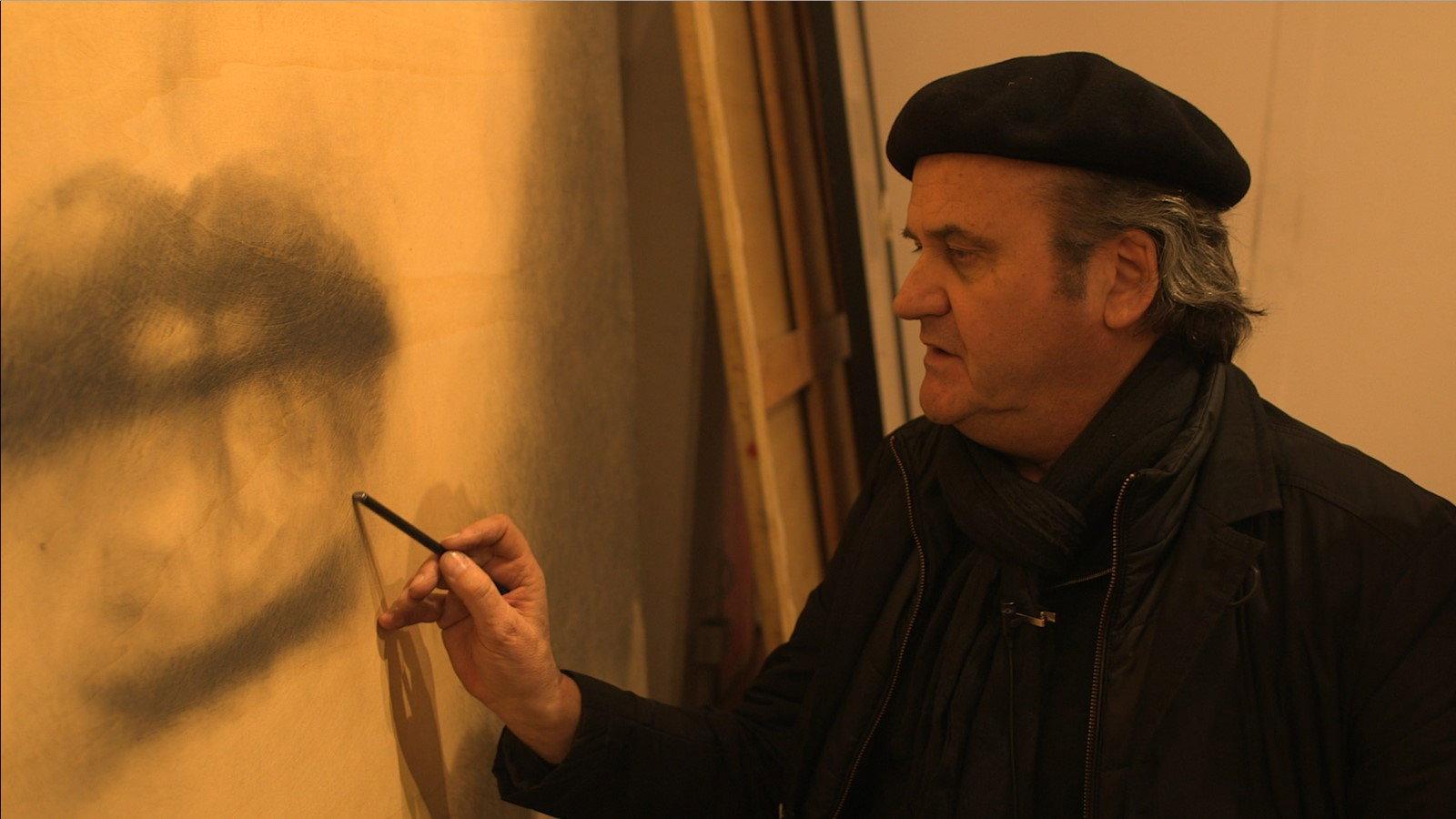 A matita? Omar Galliani 2019 movie scene