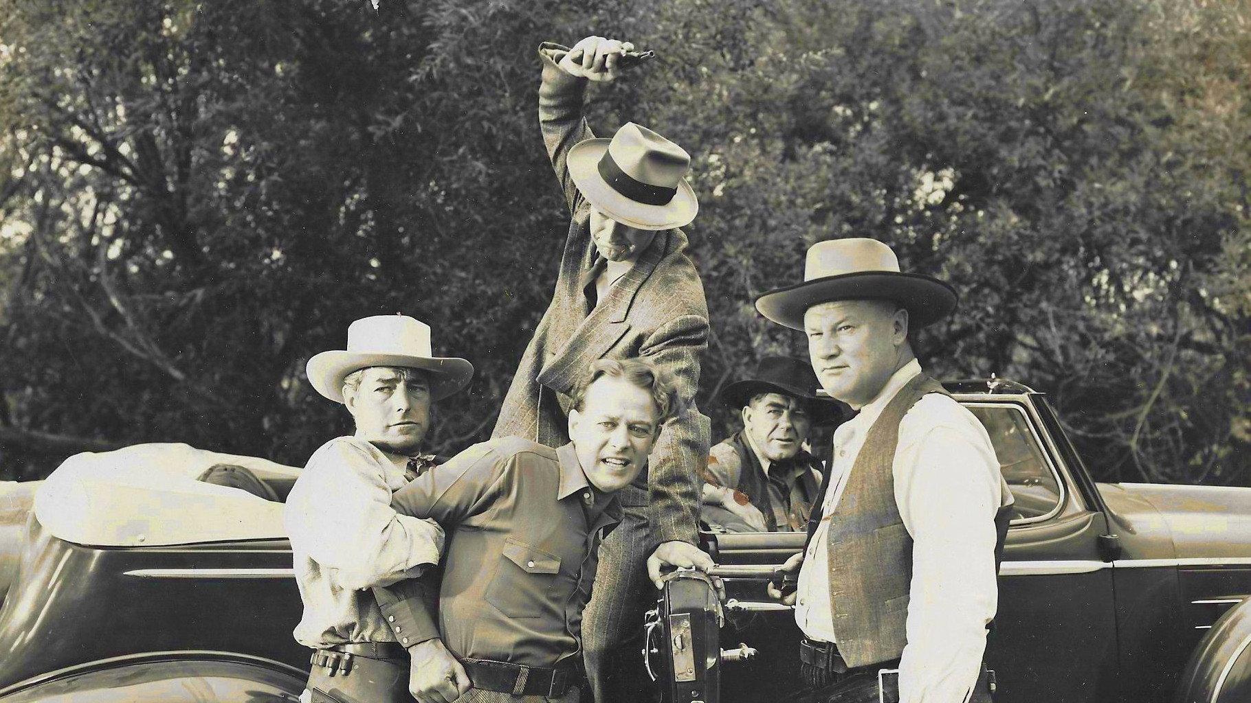 Valley of Hunted Men 1942 movie scene