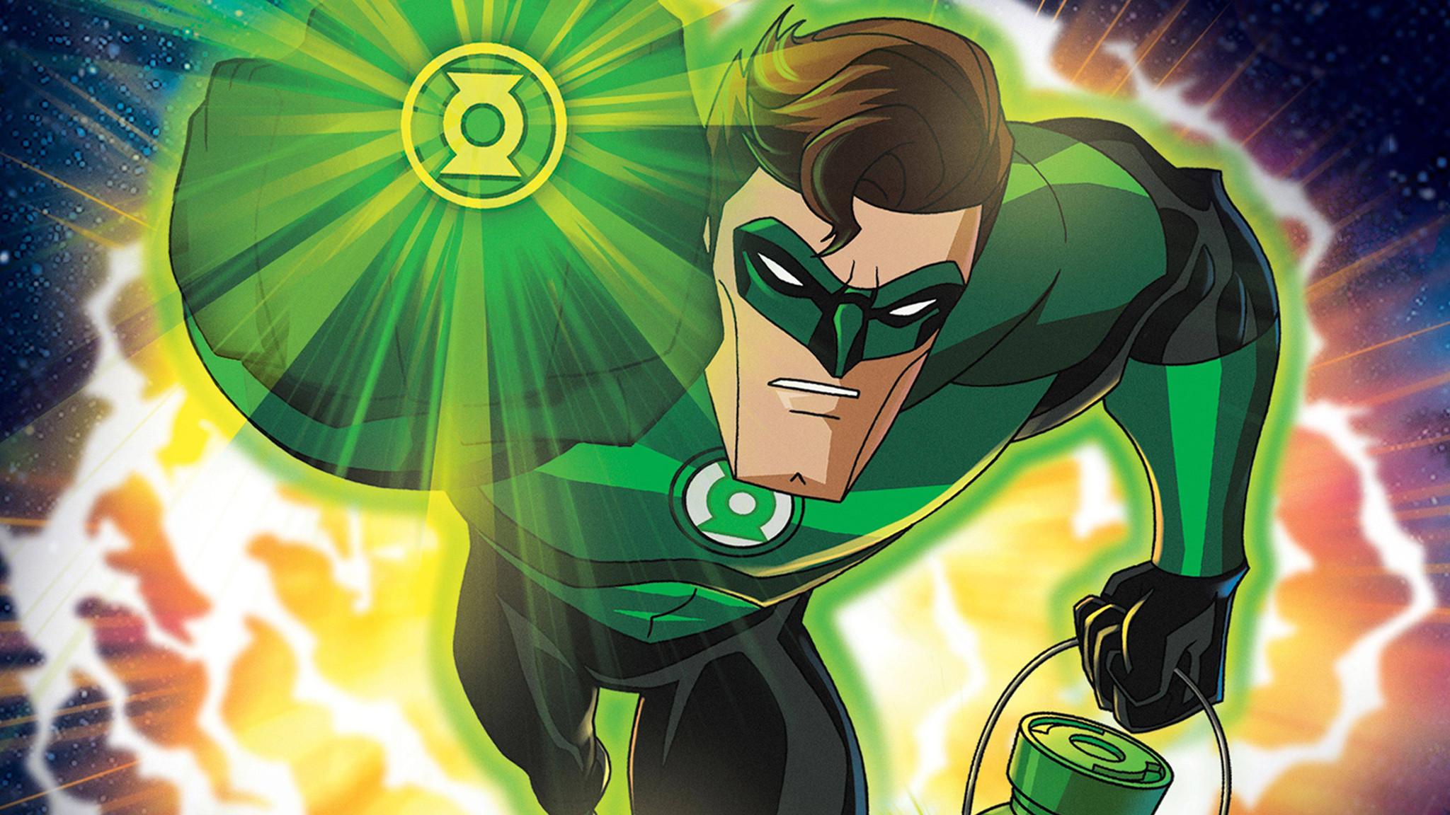 Green Lantern: First Flight 2009 movie scene