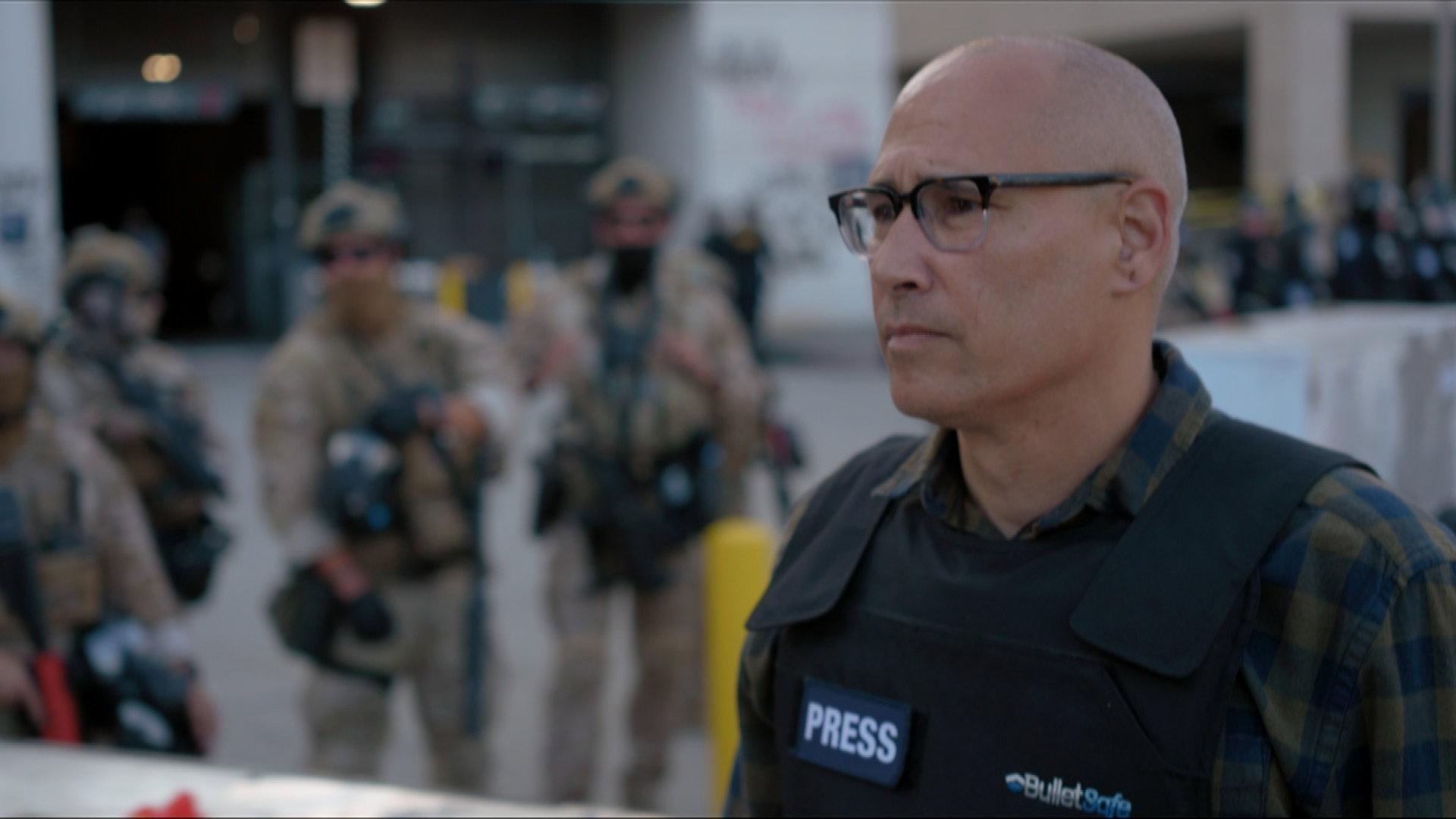 Caught in the Crackdown 2026 movie scene