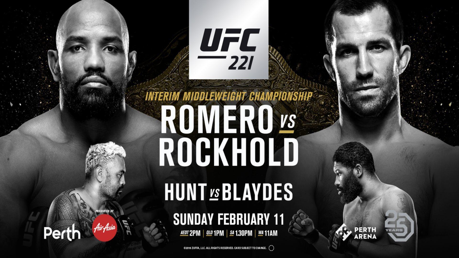 UFC 221: Romero vs. Rockhold 2018 movie scene
