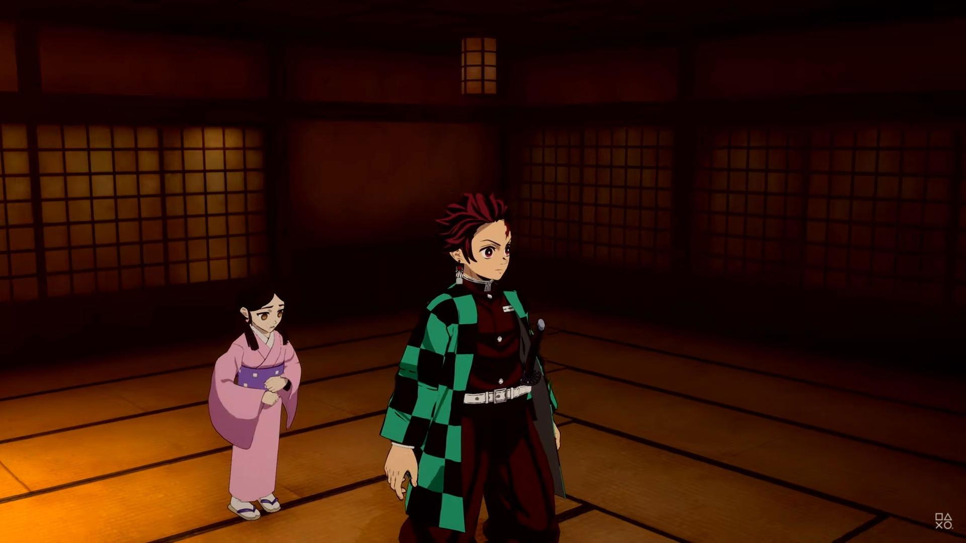 Demon Slayer: Kimetsu no Yaiba - Tsuzumi Mansion Arc 2022 movie scene