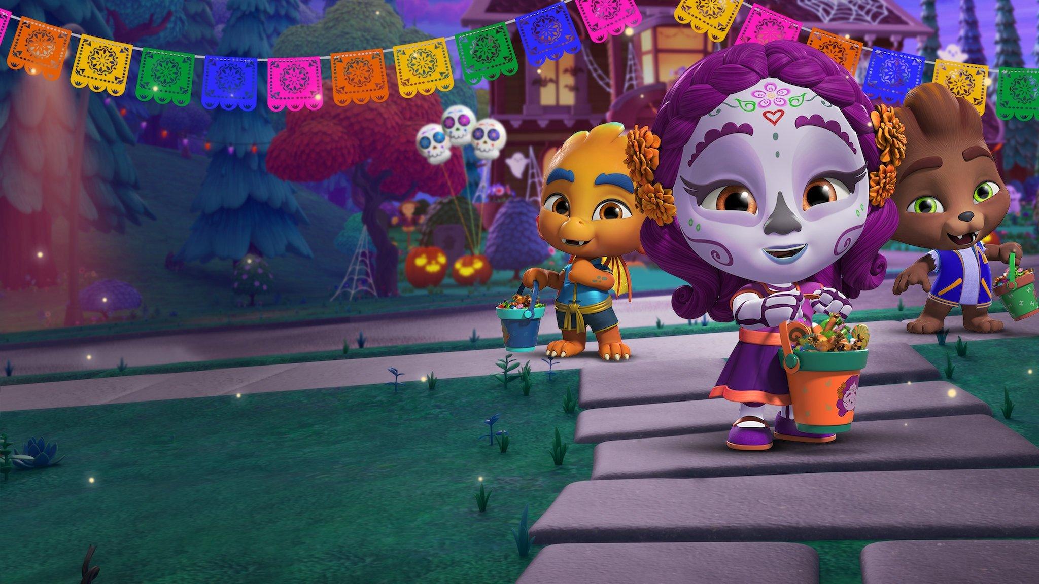 Super Monsters: Vida's First Halloween 2019 movie scene