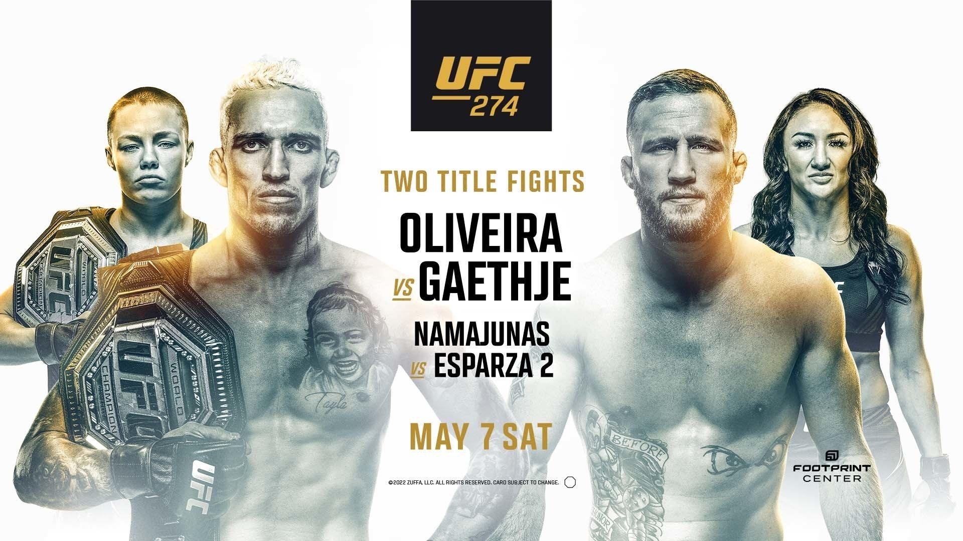 UFC 274: Oliveira vs. Gaethje 2022 movie scene