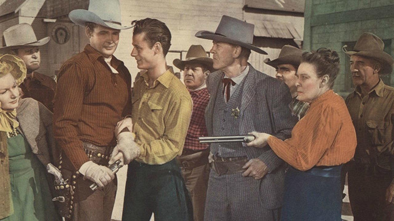 Rough Riders of Cheyenne 1945 movie scene