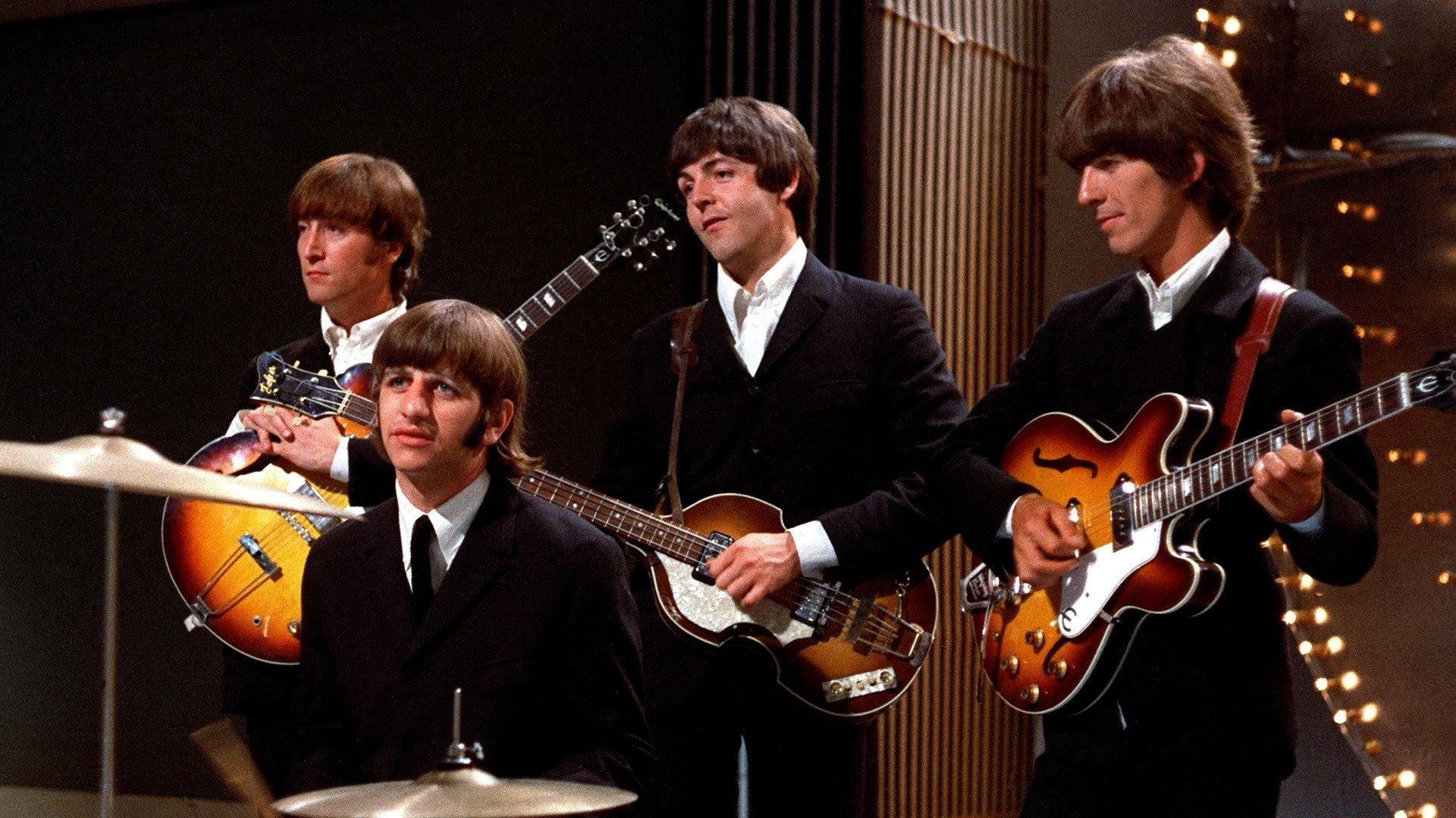 The Beatles 1+ 2015 movie scene