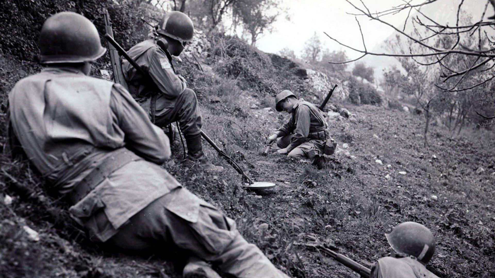The Battle of San Pietro 1945 movie scene