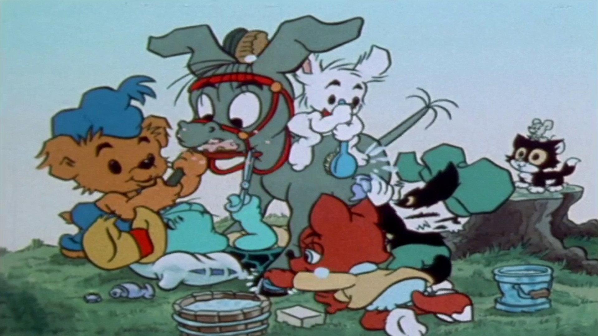 Bamse and the Two Horse Rides 1981 movie scene