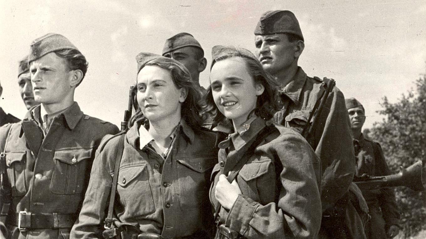 On Our Own Land 1948 movie scene