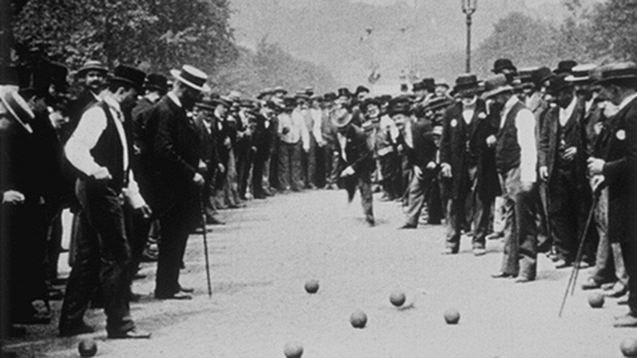 Boules Game 1896 movie scene