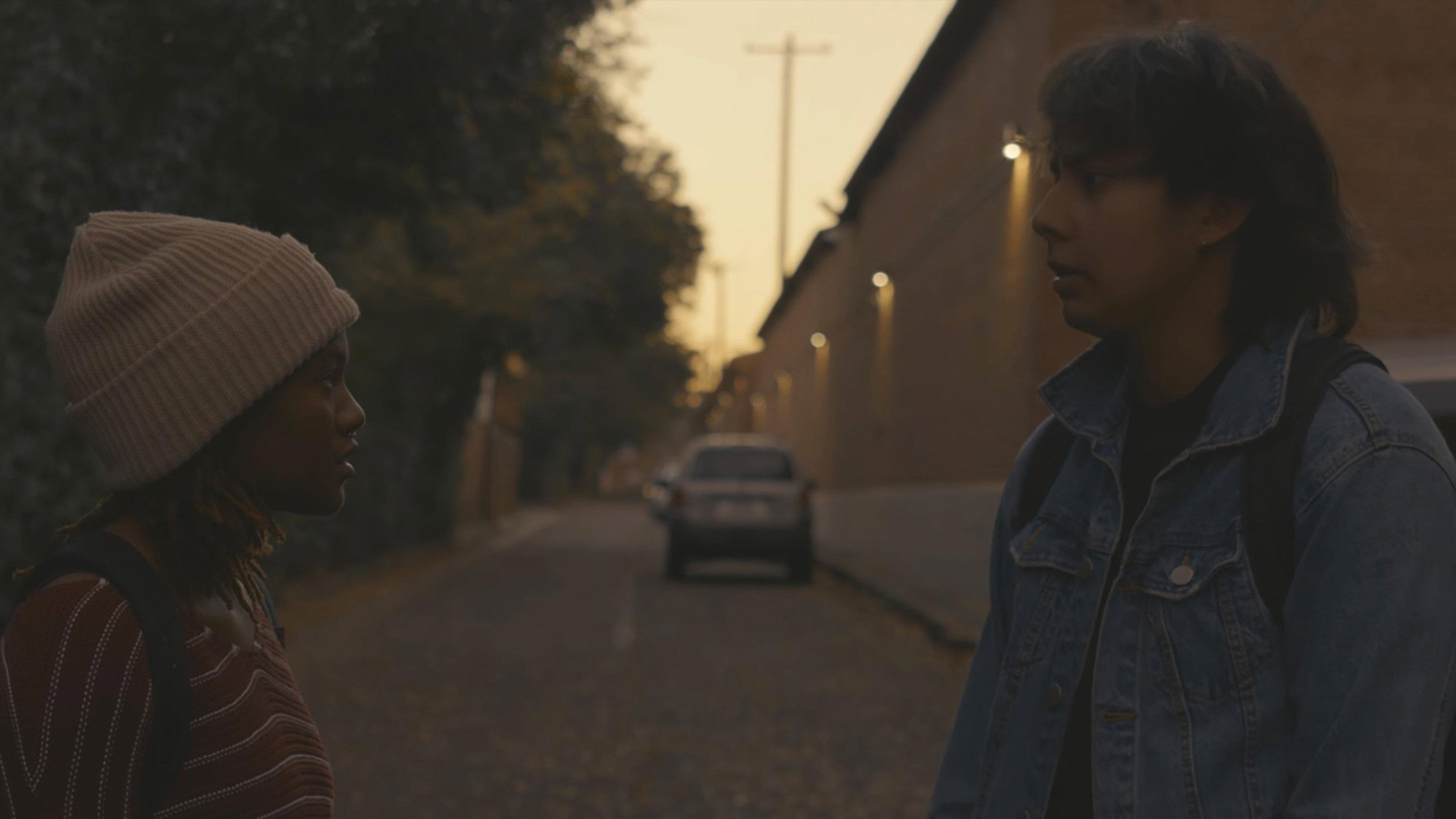 The Walk Home 2025 movie scene