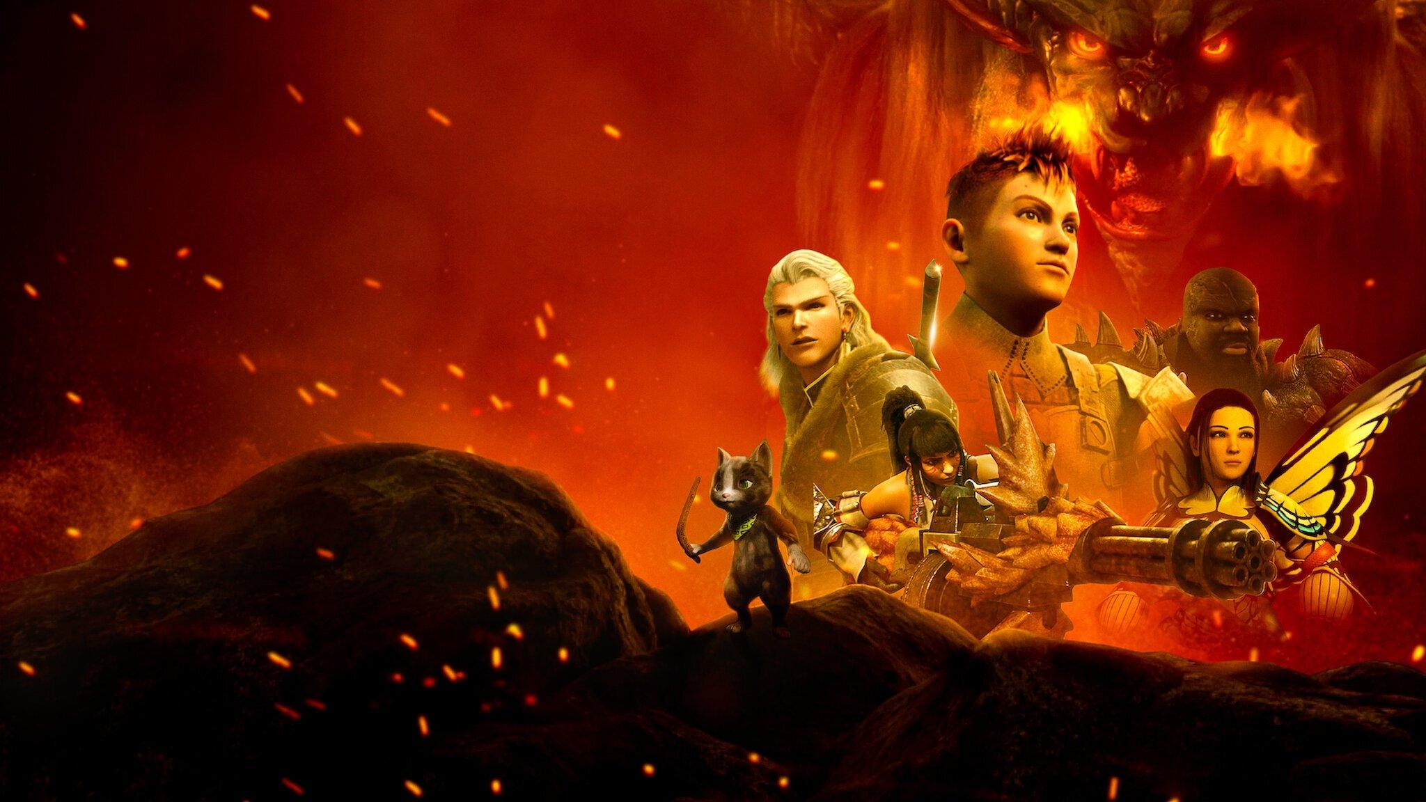 Monster Hunter: Legends of the Guild 2021 movie scene