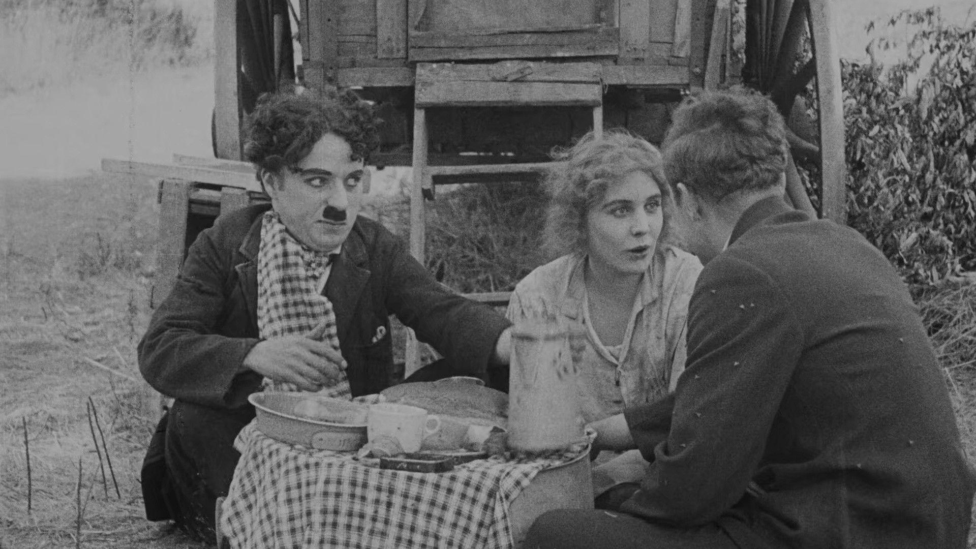 The Vagabond 1916 movie scene