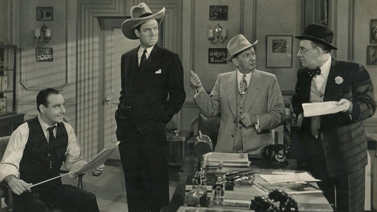 Cowboy in Manhattan 1943 movie scene