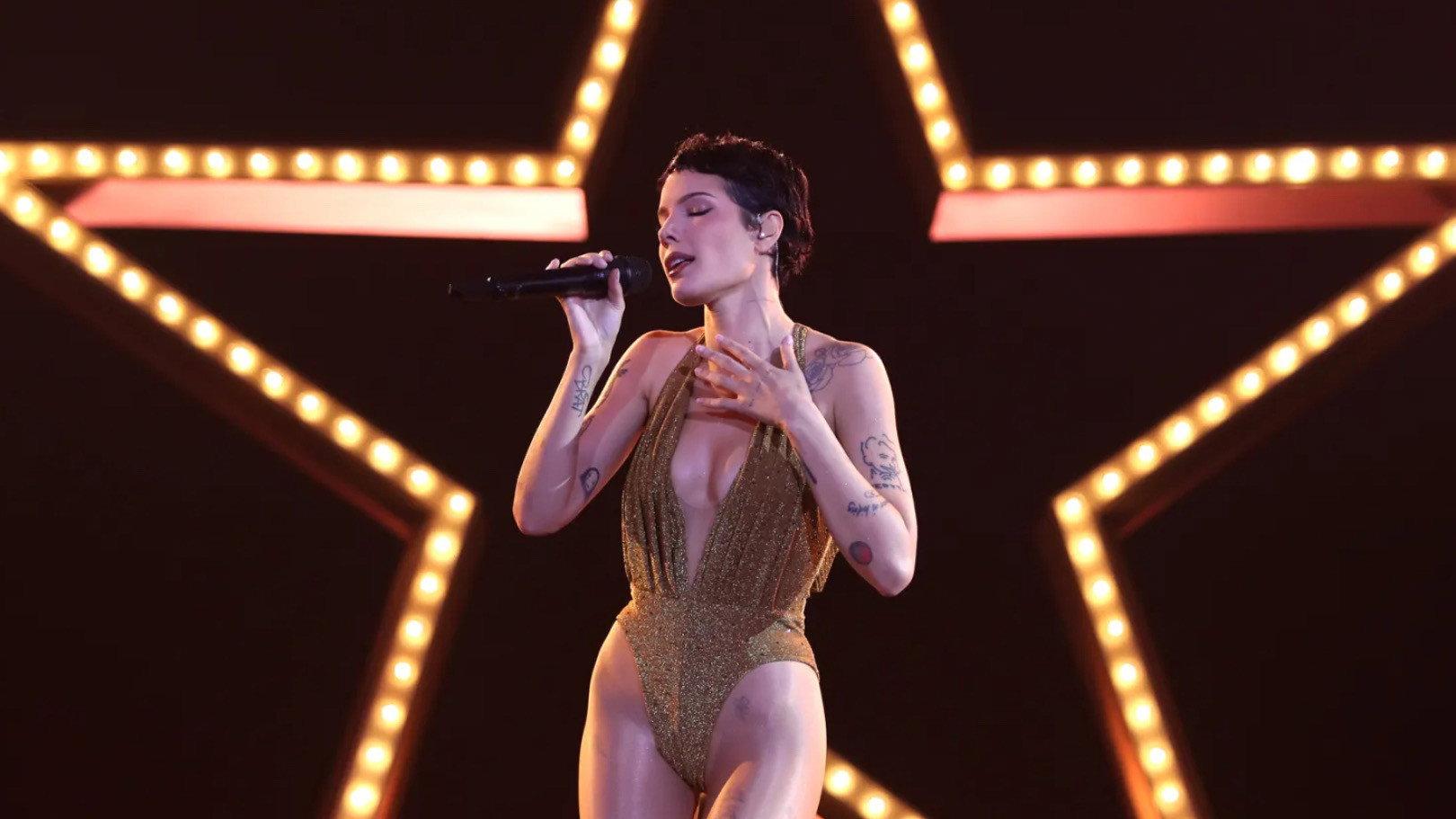Amazon Music Live with Halsey 2024 movie scene