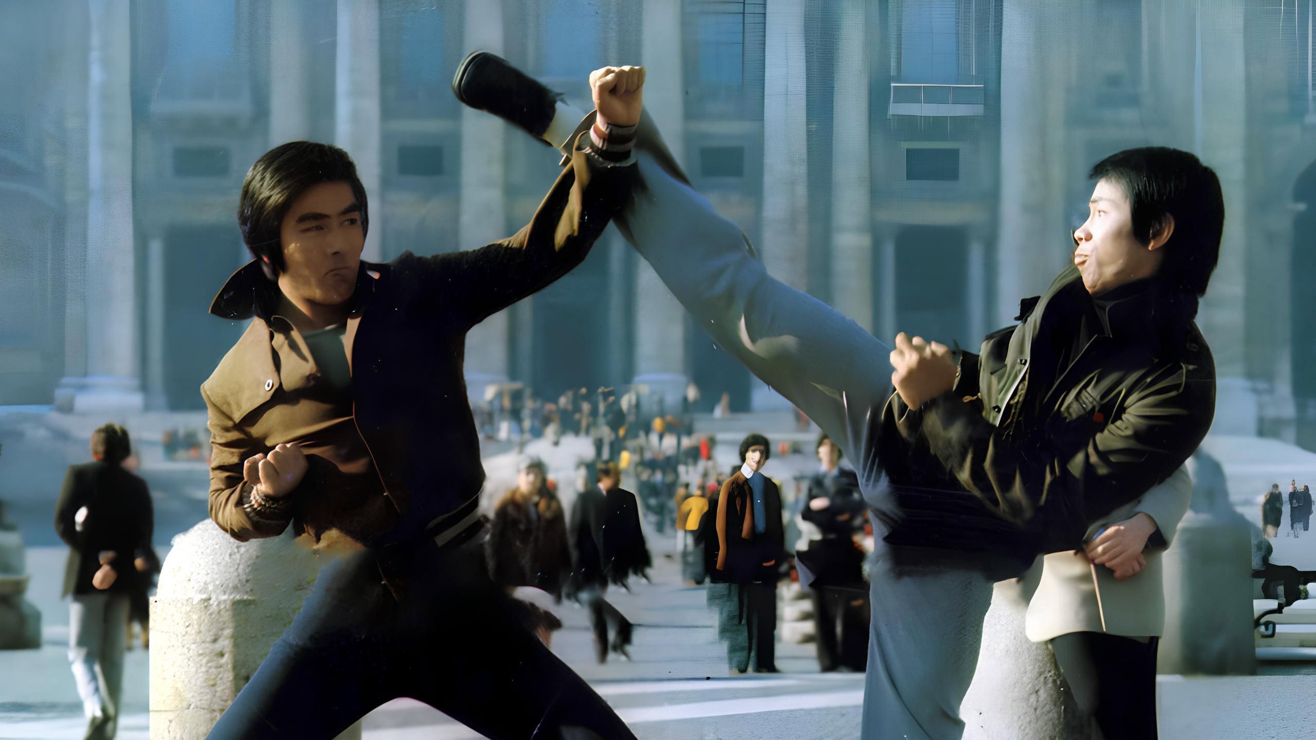 Little Godfather from Hong Kong 1974 movie scene