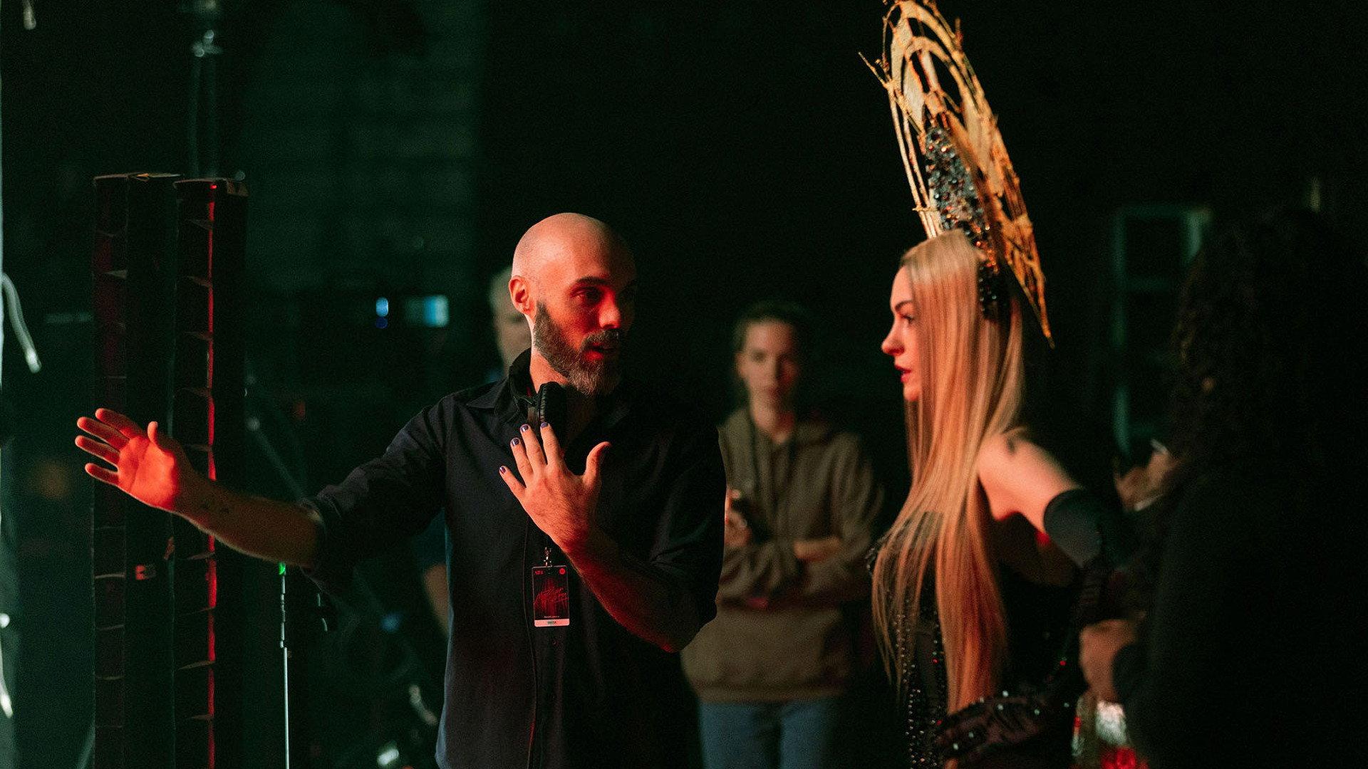 The Making of Mother Mary 2026 movie scene