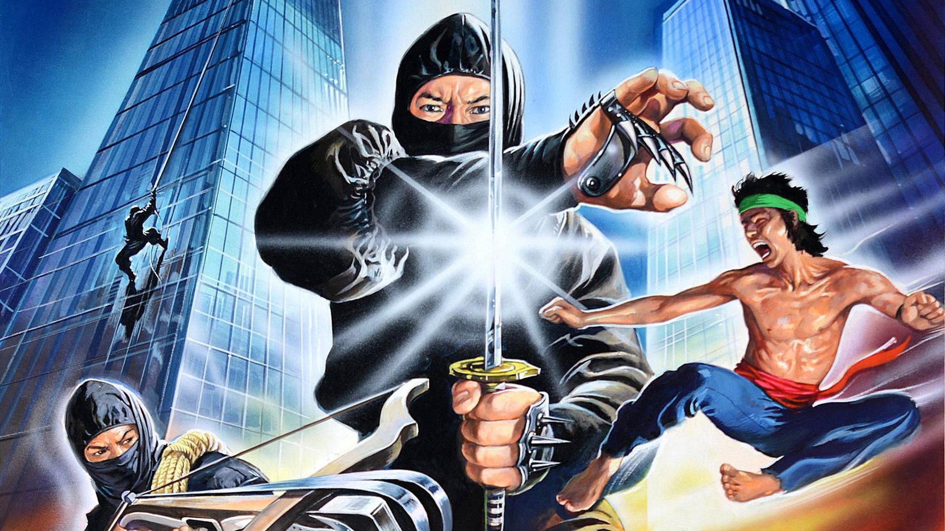 Ninja Thunderbolt 1984 movie scene