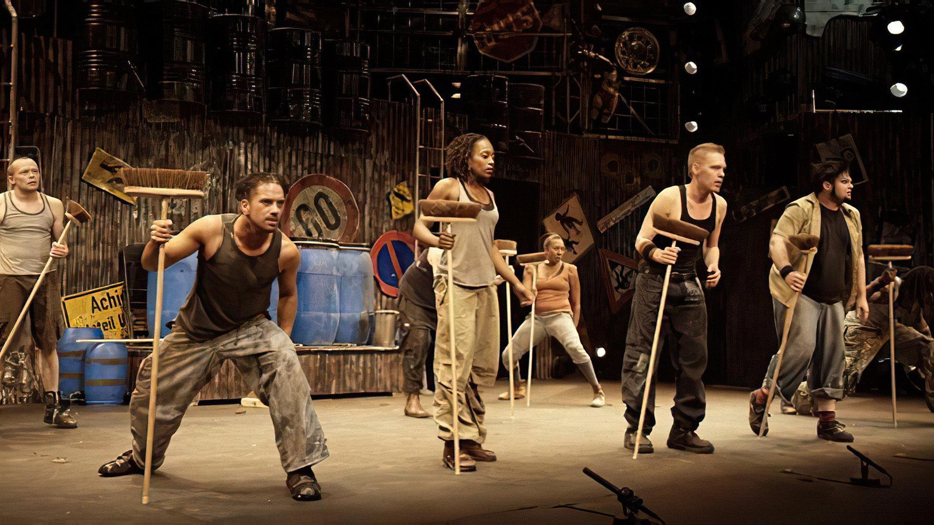 Stomp Live 2009 movie scene
