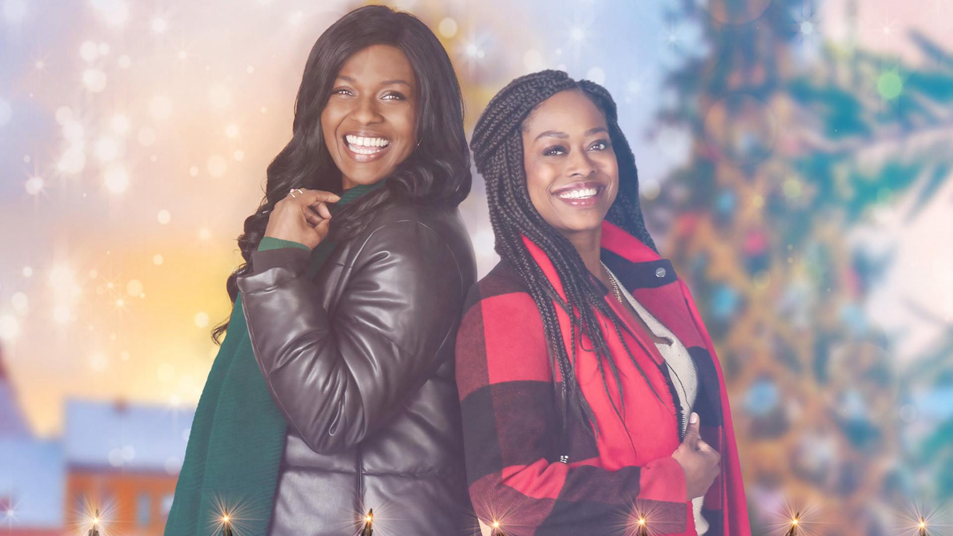 A Sisterly Christmas 2021 movie scene