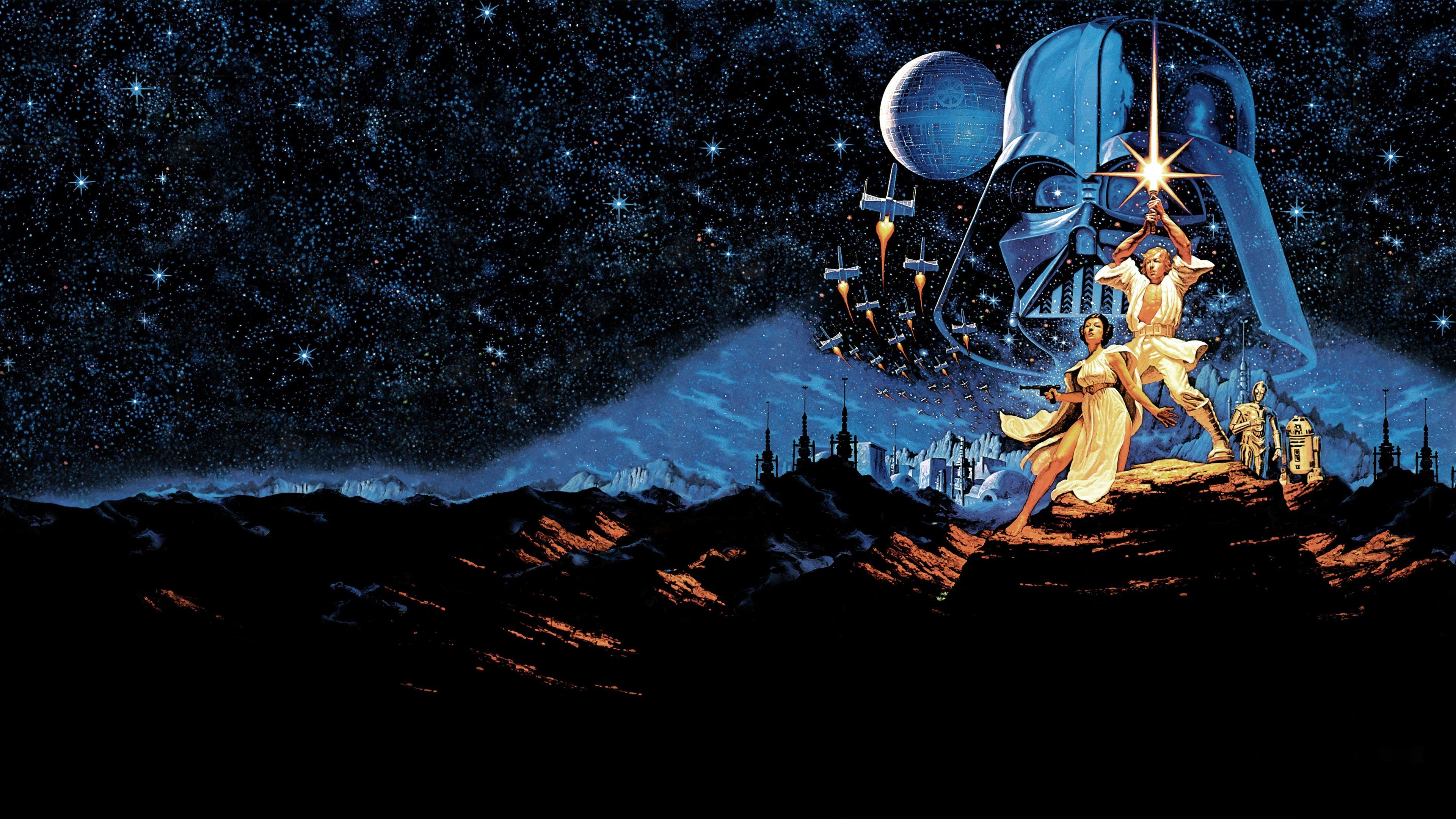 Star Wars 1977 movie scene