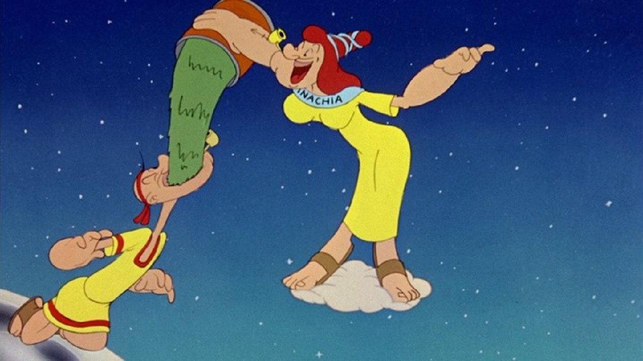 Popeye Meets Hercules 1948 movie scene