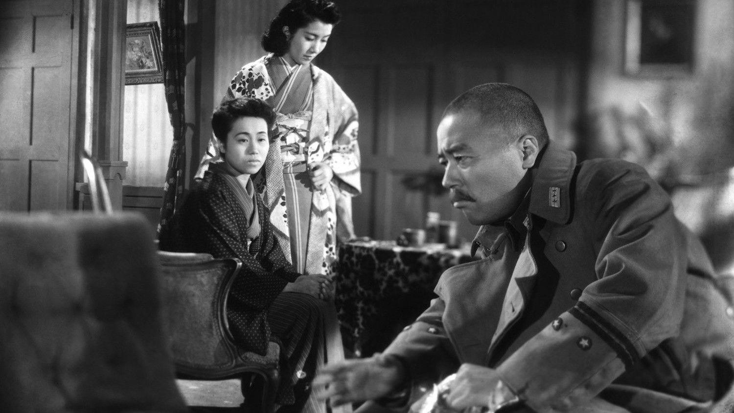 Morning for the Osone Family 1946 movie scene