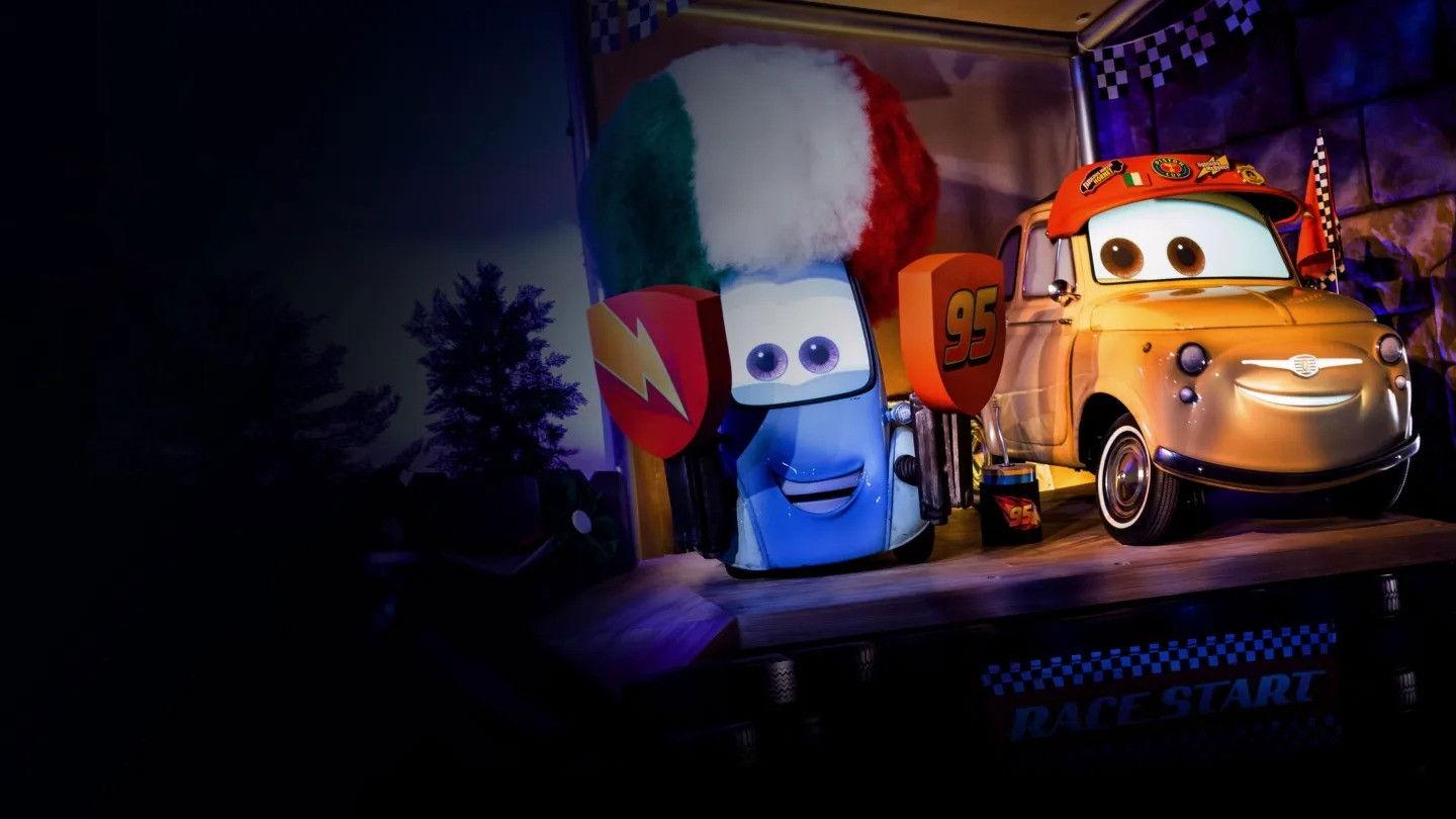 Radiator Springs Racers | Disneyland Resort 2025 movie scene