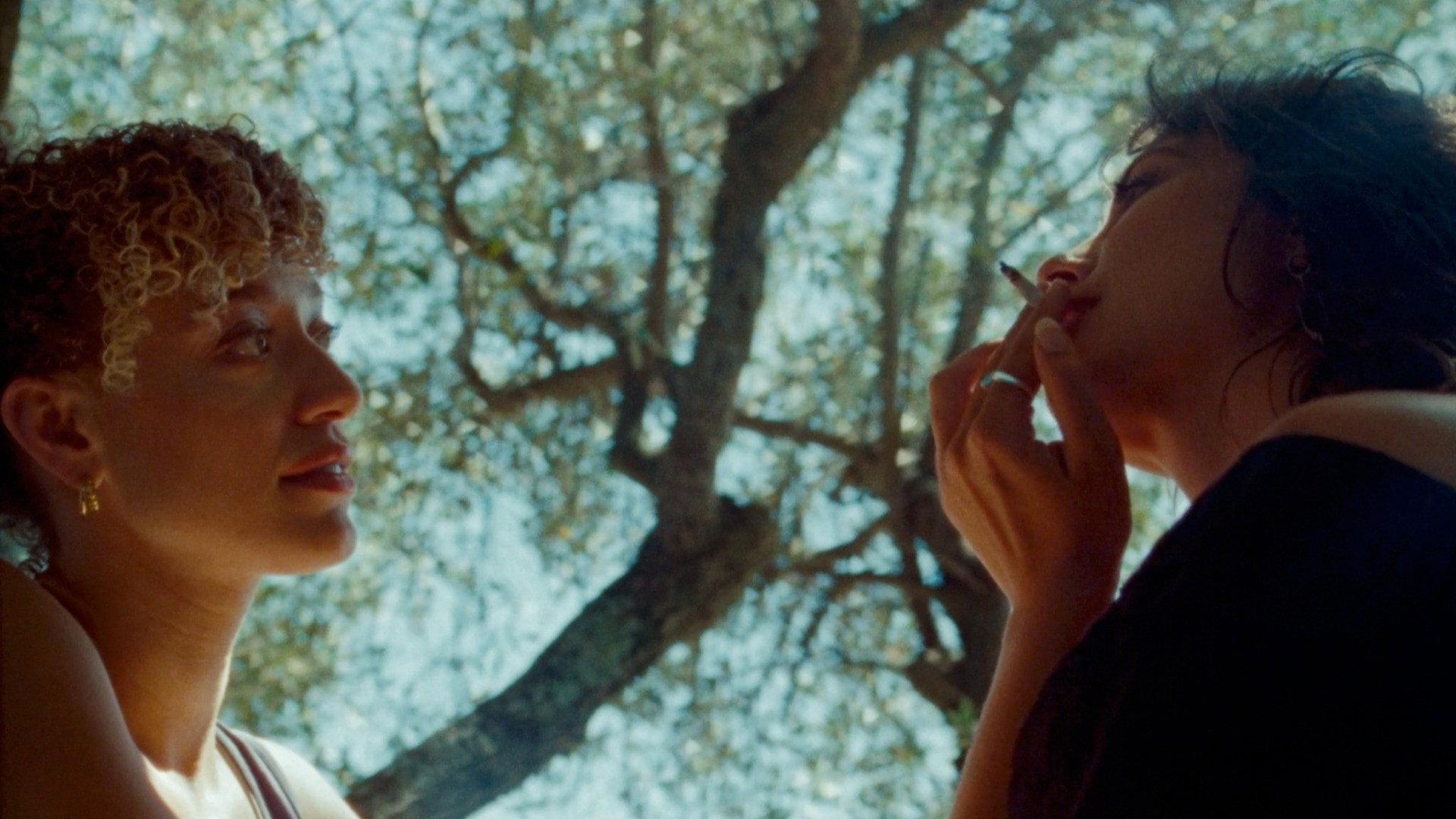 Celeste & the Cyan Sun movie scene