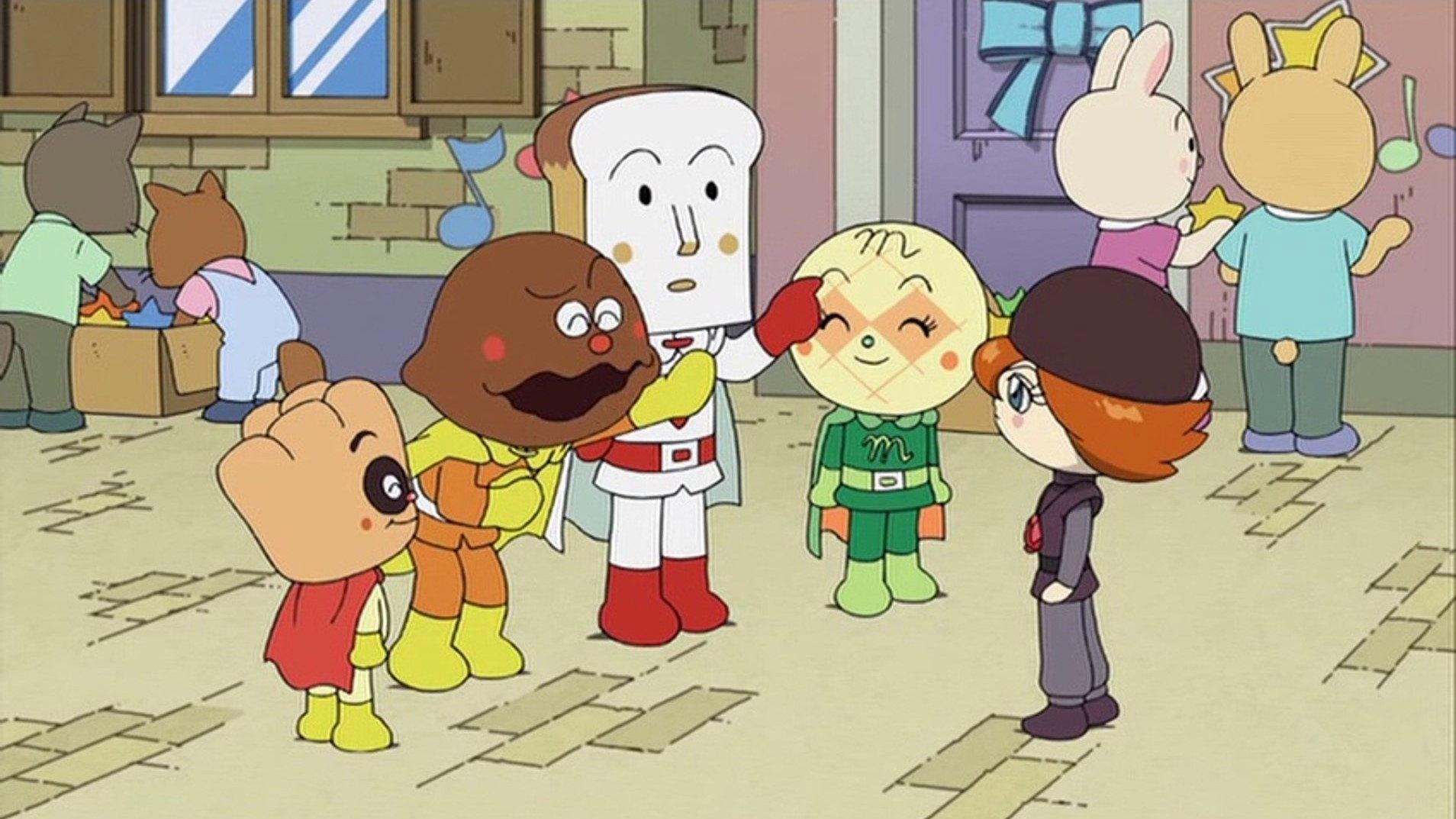 Anpanman: The Blacknose with Magical Song 2010 movie scene