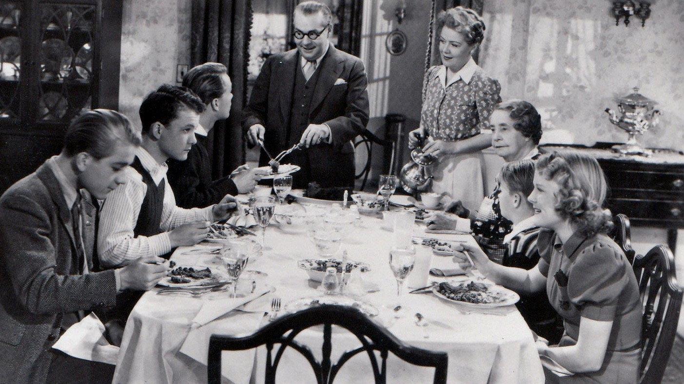 The Jones Family in Hollywood 1939 movie scene