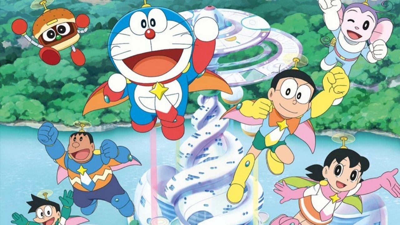 Doraemon: Nobita and the Space Heroes 2015 movie scene