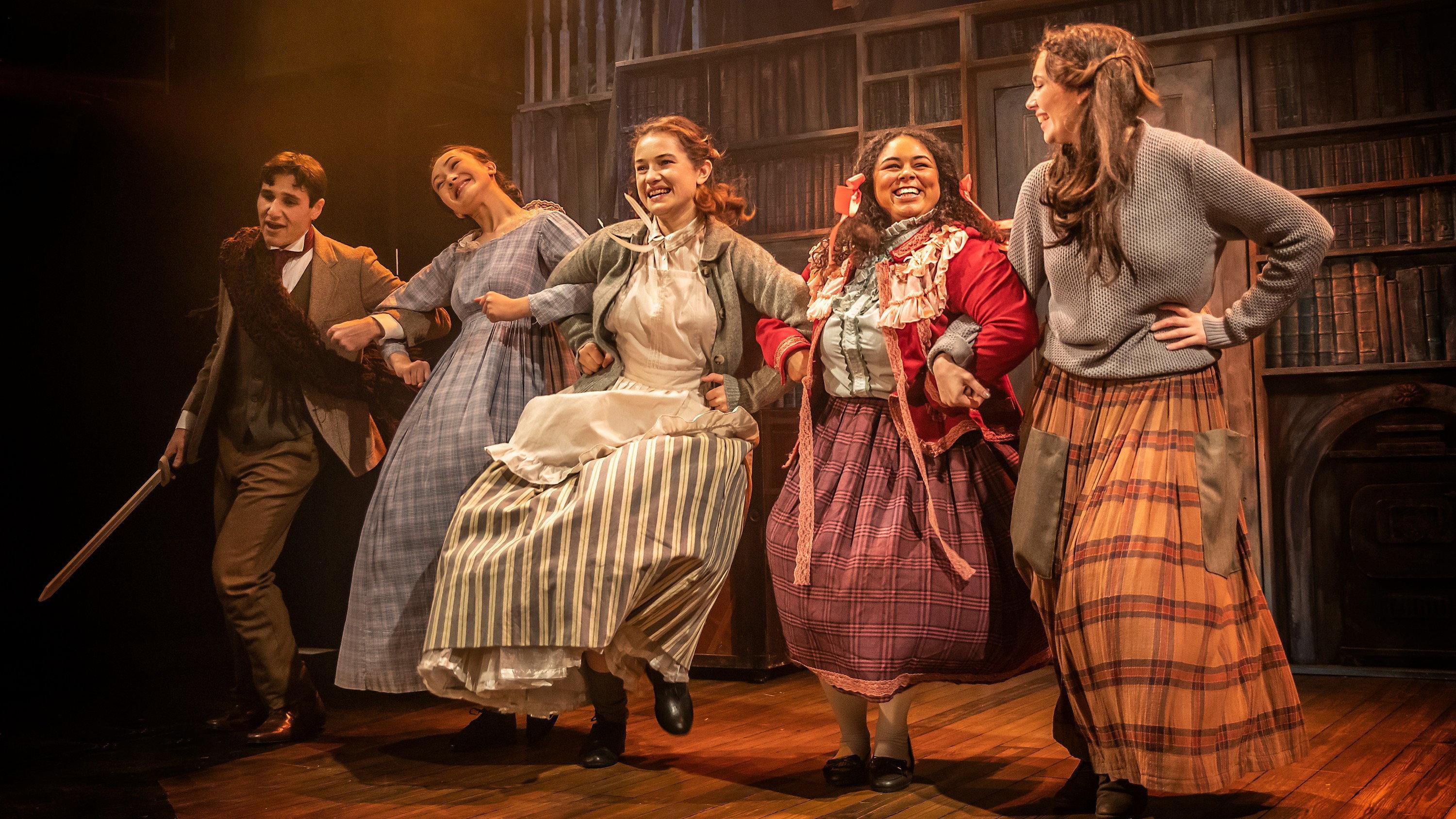 Little Women: The Musical 2022 movie scene
