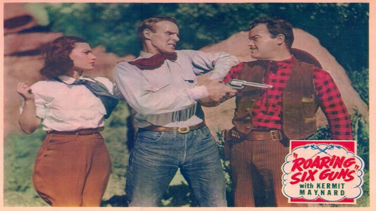 Roaring Six Guns 1937 movie scene