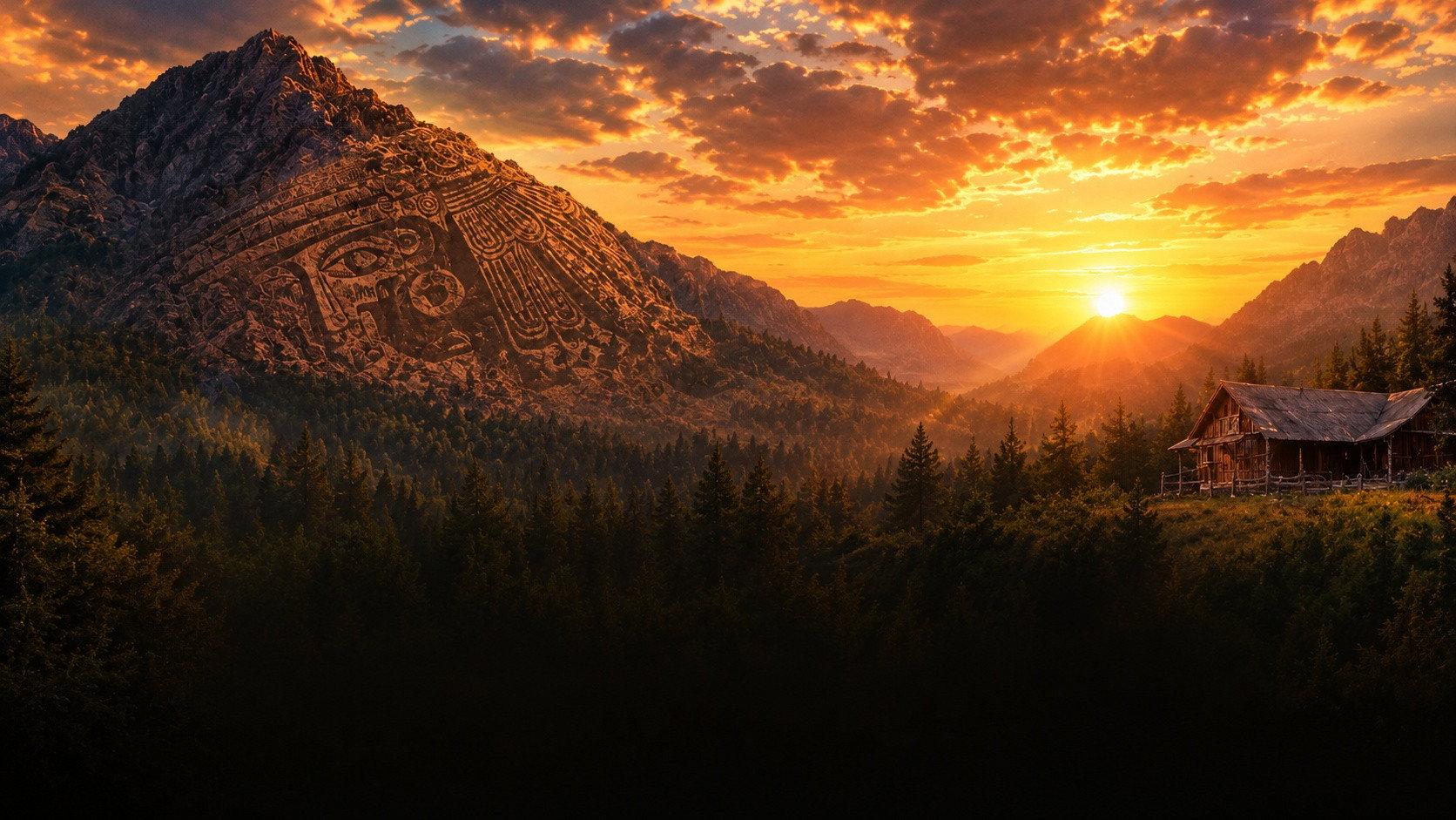 Secrets of the Mountain 2010 movie scene