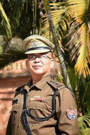 Harendra Laishram as Panthoi's Father in Spaced Out - Panthung Di Kadaaida 2021