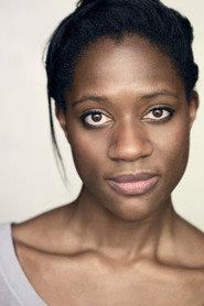 Kezrena James as Nurse Ellie/Arianwen Bevan in National Theatre Live: Nye 2024