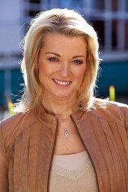 Gillian Taylforth as Kiosk Typist in Stars of the Roller State Disco 1984