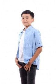 Raidan Zaiba as Young Angga in Kawan