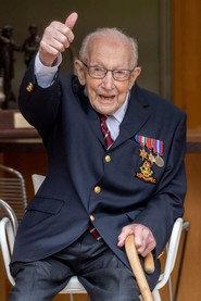 Captain Sir Tom Moore as Self (archive footage) in Captain Tom: Where Did the Money Go? 2023