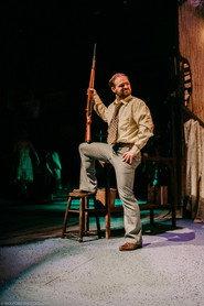 Erik Alexis as George Washington in Re-Elected 2020