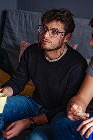 Kyle Borg as Mark/Man Lying on Floor (uncredited) in Flint 2019