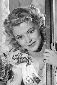 Iréne Söderblom as Defrauded Lady in Sju svarta "Be-Hå" 1954