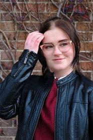 Alyx Byrne as Val in Norma and Amelia at Play 2022