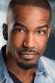 Kristopher Charles as Lt. Pat Harlan in A Welcome Home Christmas 2020