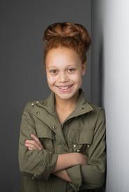 Tiarna Williams as Belinda Cratchit in FX's A Christmas Carol 2019