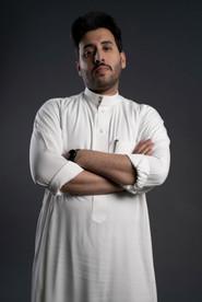 Osamah Salih as Moein Dabka in Fakhr AlSuwaidi 2025